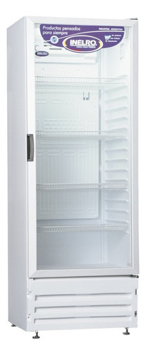 Heladera exhibidora vertical Inelro Tradicional MT-380 390 L 1  puerta blanca 620 mm de ancho 220V