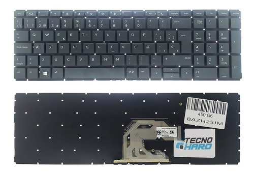 Teclado Laptop Hp Probook 450-g6 455-g6 455r-g6  Envíos !!!