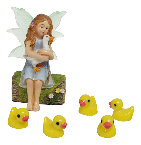 Estatuilla En Miniatura, Estatua De Hada, Regalo De , Con