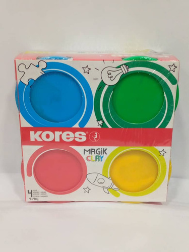 Foami Moldeable Kores 4 Colores Paqx4