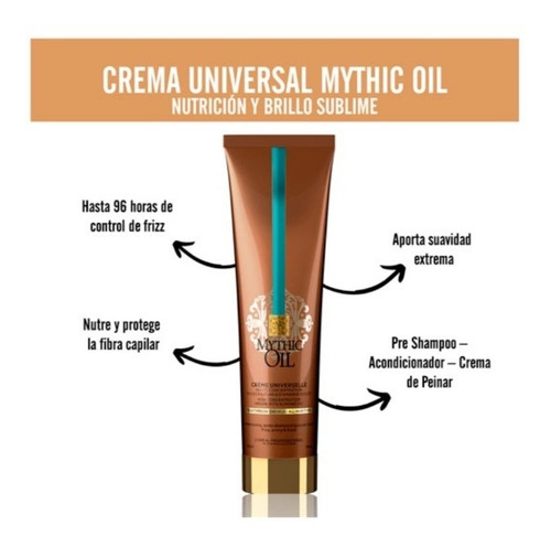 Mythic Oil Crema Universal L'oréal Professionnel 150 Ml