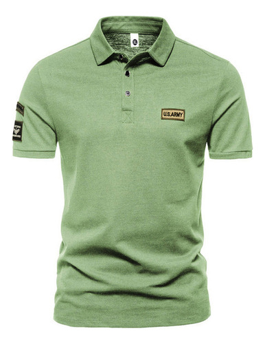 Camiseta Ajustada Con Solapa Y Polo Alta Calidad Para Hombre