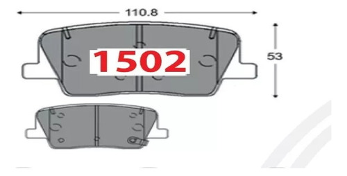 Pastillas Freno Trasera Ssangyong Rexton 2.2 2018-2020 Nibk