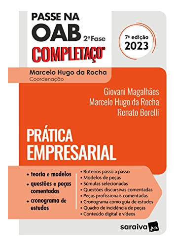 Libro Passe Na Oab 2 Fase Fgv Prat Empresarial 07ed 23 De Ma