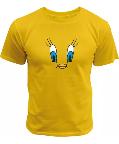 Remera De Cara Piolín Tweety Looney Tunes Infantil