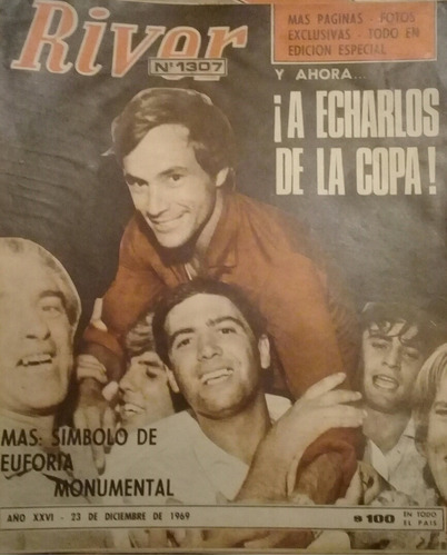 Revista River 1307 River A La Copa Libertadores , Año 1969