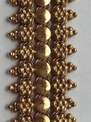 Pulseira Ouro Português 21k, : 29,9 Gr.-18,5cm Elegantíssima