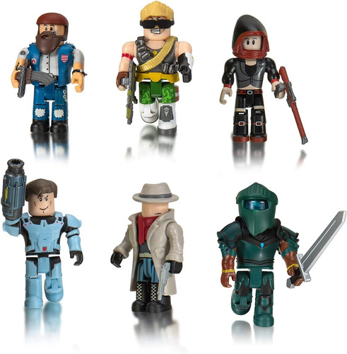 Paquete De Seis Figuras De Roblox Qclash Con Extra Virtual