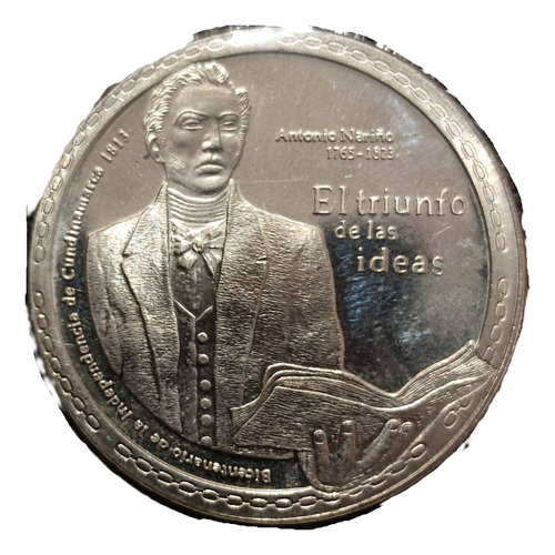  Moneda 5000 Pesos 2017 Cundinamarca Antonio Nariño Nueva