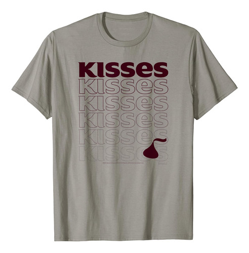 Polera Hersheys Kisses Chocolate Name Stack