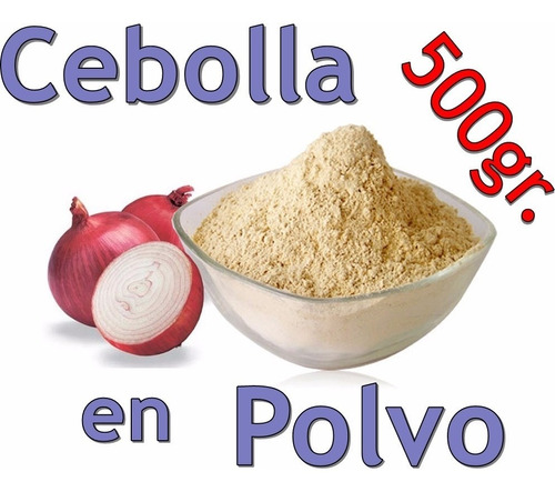 Cebolla Molida En Polvo 1/2 Kilo Harina Deshidratada