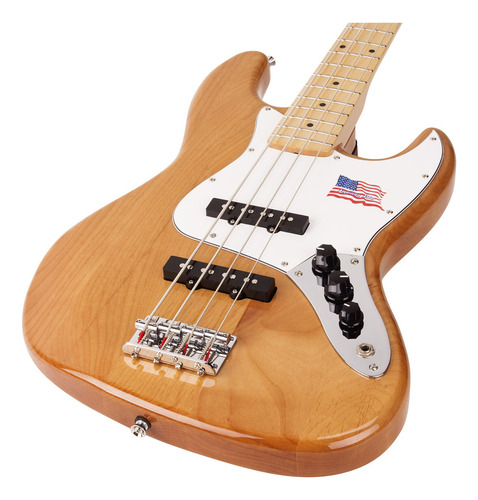 Bajo Electrico Sx Alder Jbass Natural Color Marrón