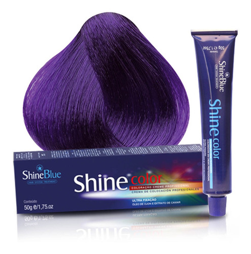 Coloração 0.2 Violeta Shine Blue 50g