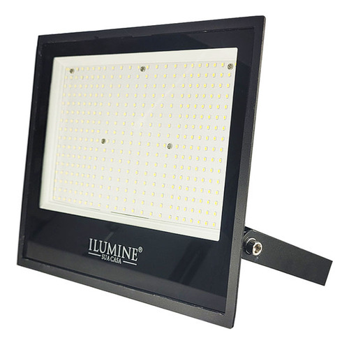 Ilumine Sua Casa Refletor Holofote Iluminação Resistente Água 300w Luz Fria Cor da carcaça Preto Cor da luz 6500K - Luz Fria 110V/220V