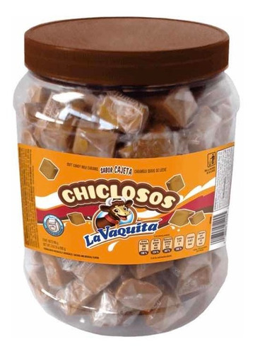 Chicloso La Vaquita Canel's Leche Sabor Cajeta 4.95 Kg
