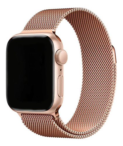 Malla Metálica Apple Watch 42/44/45 Mm - Dorado