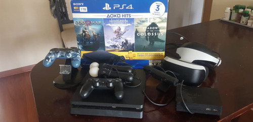 Playstation 4 Ps4 Slim Con Vr 2 Mandos Ps4 Y 2 Mandos Vr