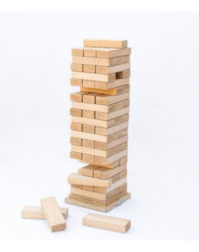 Torre Gigante Equilibrio Madera Premium Natural Kit 2