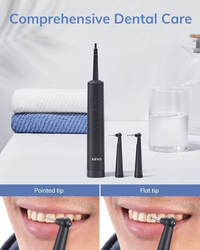Removedor De Tártaro Dental Elétrico Portátil + Espelho Aevo
