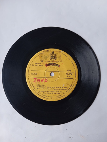 Vinilo Singe De Waldo De Los Rios - Sinfonias (n57 (Usado)