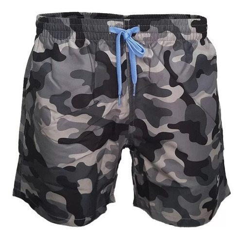 Short De Baño Topper Slim Estampado Hombre