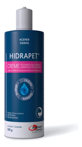 Kit Cloresten Shampoo 500ml + Hidrapet Creme 500g Cães Gatos