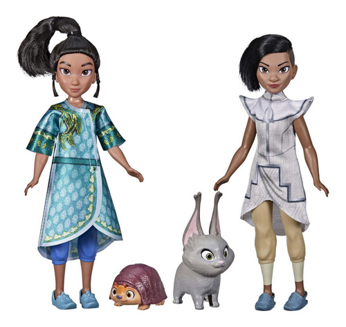 Set Figuras Disney Raya Of Heart Y Namaari Of Fang Disney