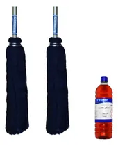 Comprar 2 Trapeadores Preparados Con Lustra Pisos + 1l Lustra Pisos