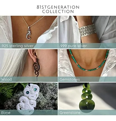 81st Generation Collar Con Martillo De Thor De Hueso Tallado