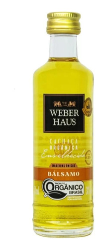 Cachaça Weber Haus Balsamo 50ml - Origem: Ivoti Rs