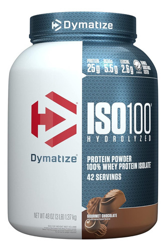 Proteina Iso 100 Dymatize Hidrolizada 3lbs Los Sabor Sabor Chocolate