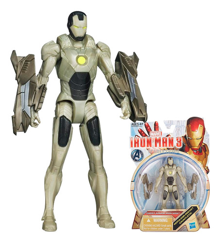 Iron Man 3 Figura Articulada Original Hasbro Avengers Sk