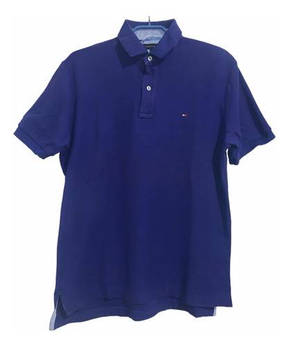 Chomba De Hombre Tommy Hilfiger Talle M Azul Francia Oferta