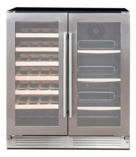 Adega E Beer Center 86 Latas/28 Garrafas 75cm Cuisinart 220v