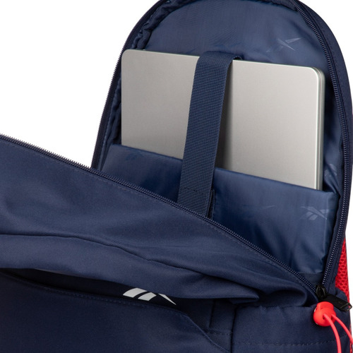 Mochila Azul Reebok Backpack Straps Unisex Bp0320 Color Blue Diseño De La Tela Lisa