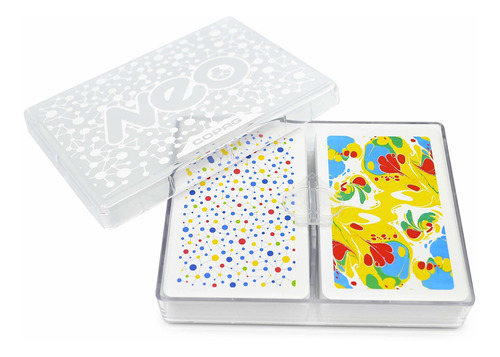 Copag Neo Tinta 100% Plástico Playing Cards, Tamaño De Puent