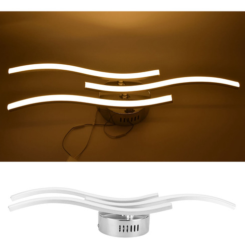 Techo Moderno Ondulado De 105 Led Para Decoración De Sala De