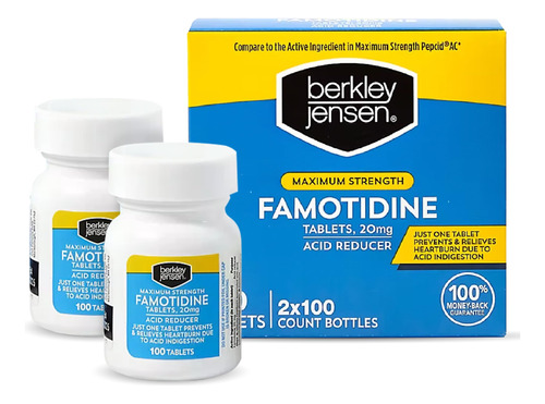 Berkley Jensen Famotidina De Maxima Fuerza De 20 Mg - Tablet