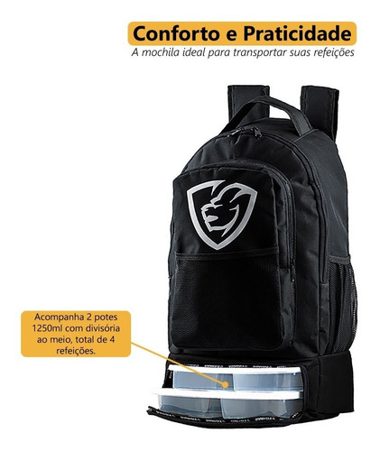 Imagem 4 de 9 de Mochila Térmica Fitness Marmita Notebook Master Everbags