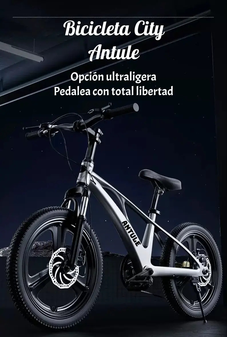 Bicicleta Infantil 6-8 Años Aro 18 City Lubabycas Gris