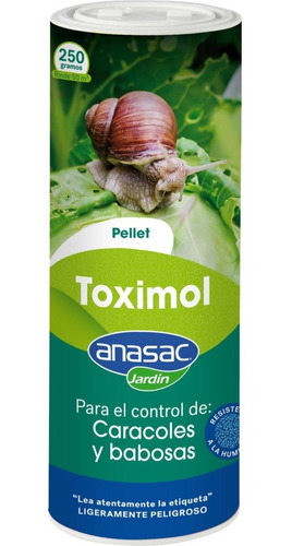 Molusquicida Para Jardines Y Huertos Toximol Pellet 250 Gr 