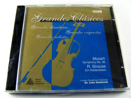 Grandes Clasicos Mozart R Strauss Barbirolli Cd Nuevo 2007