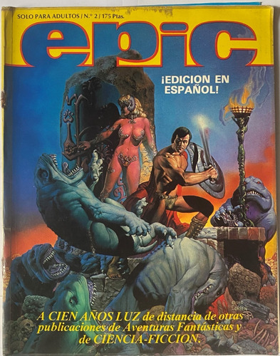 Epic Español, Comic Ciencia Ficción, Nº 2, 1982, 84 P, F11b7