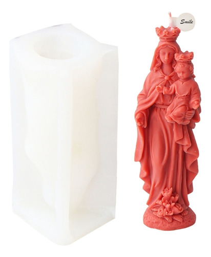 Molde De Vela Godness Of Maria Para Hacer Velas De Yeso Orna