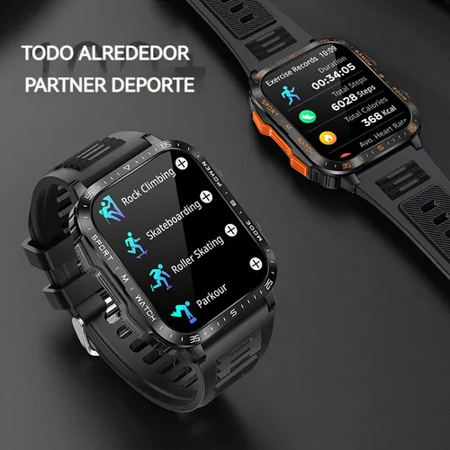 Smartwatch Luz Violeta Reloj Inteligente Hombre Bluetooth Ll