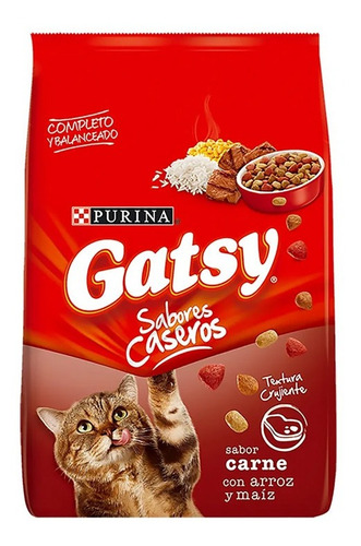 Alimento Para Gatos Gatsy X 17 Kilos Sabor A Carne 