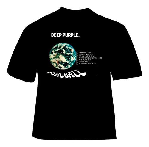Polera Deep Purple - Ver 04 - Fireball