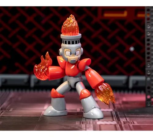 Fire Man De Mega Man Figura De 11.5 Cm. Jada Toys Nuevo