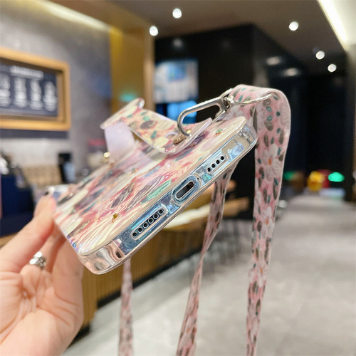 Funda Protectora Para Teléfono Camellia Con Cordón A