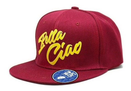 Gorra Plana Bella Ciao Casa De Papel #bella New Caps